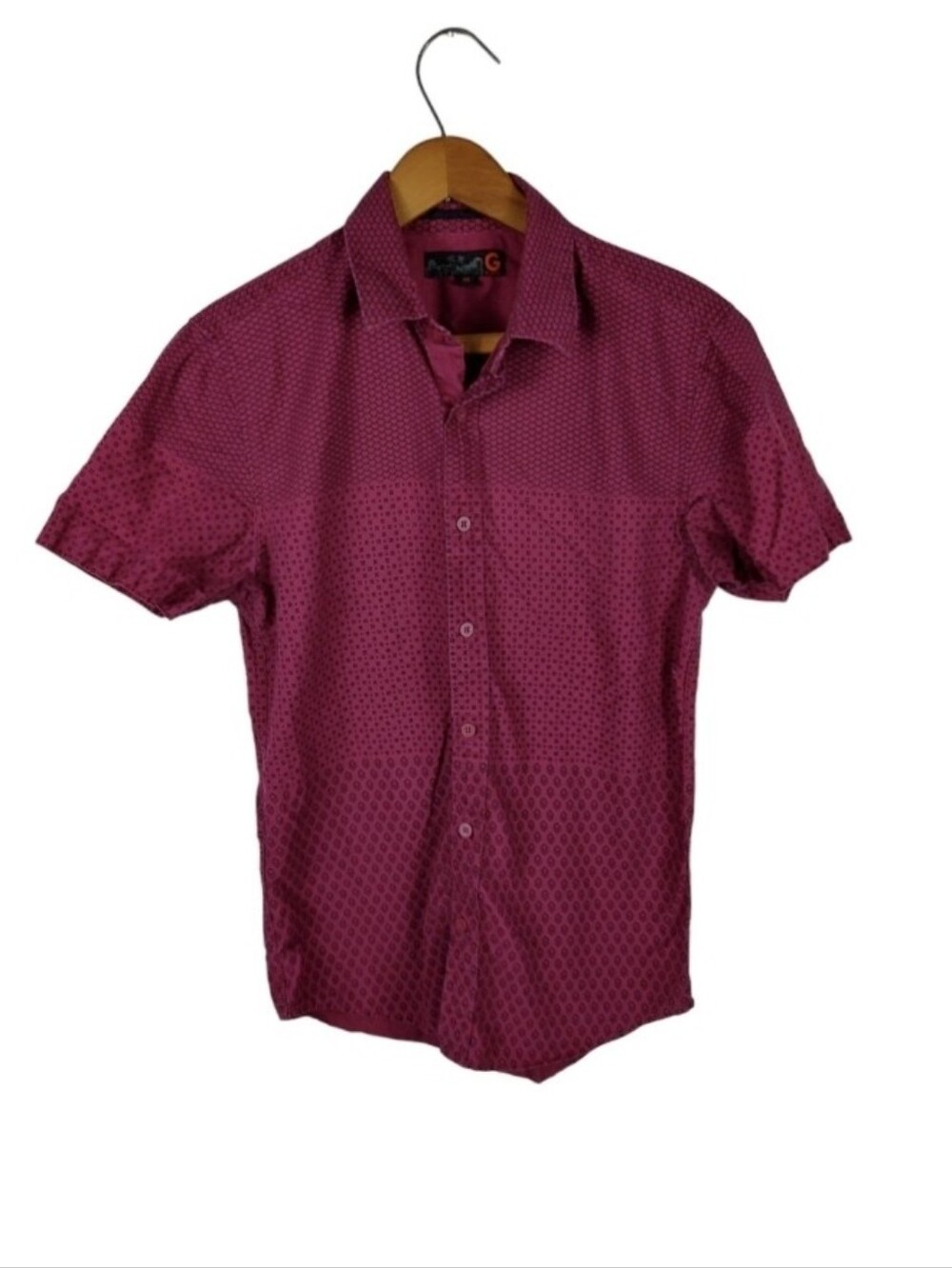 G By Guess Men's Short Sleeve Button Down Shirt XS
